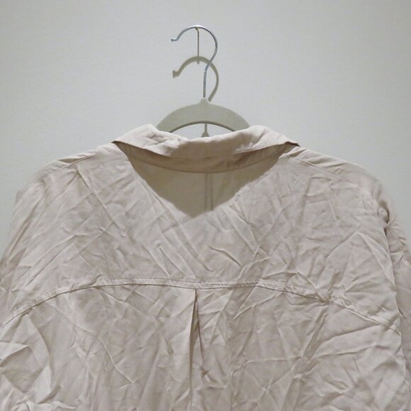 SHOWPO Ayelin Linen Blend Relaxed 3/4 Sleeve Jumpsuit in Cream - Size US 8 NWT - Picture 11 of 15